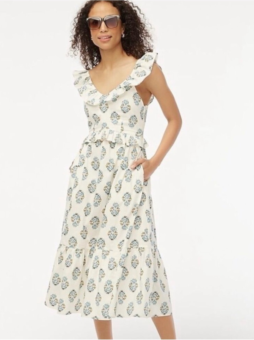 J. Crew block print sun dress size 14 | NWOT!